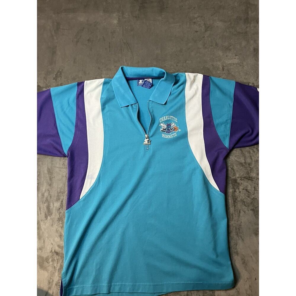 Vintage Charlotte Hornets Starter Warmup Basketball Jacket, Size‎ Large
